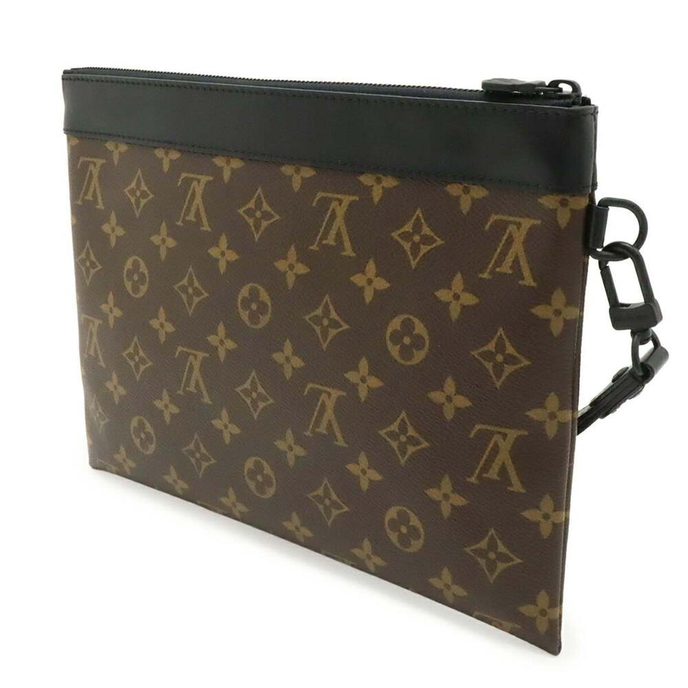 LOUIS VUITTON Black Monogram Pochette Clutch Bag - Picture 3 of 9